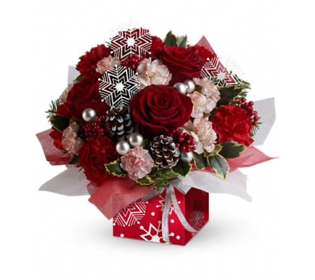 Teleflora's Snow Flurries Present Perfect