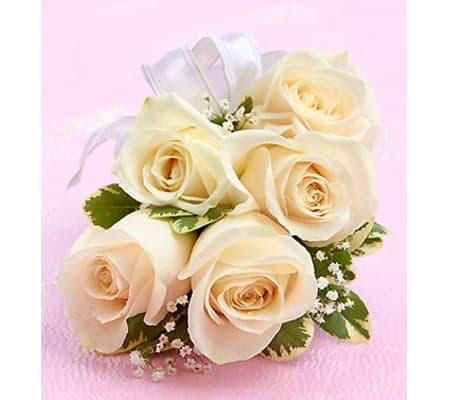 White Rose Corsage