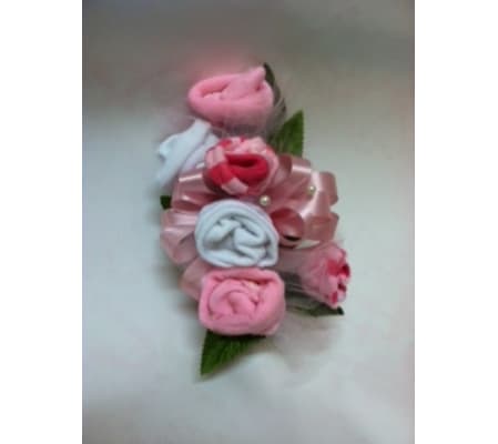 BABY SOCK CORSAGE