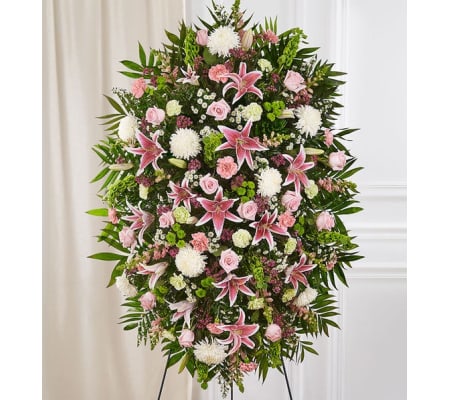 Pastel Sympathy Standing Spray XL