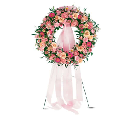 The Respectful Pink Wreath
