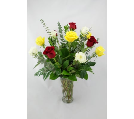 A Dozen Assorted Roses