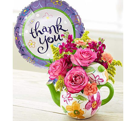 Teapot Full of Blooms™ Thank You 2015