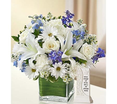 Healing Tears™ with Memory Plaque - Blue