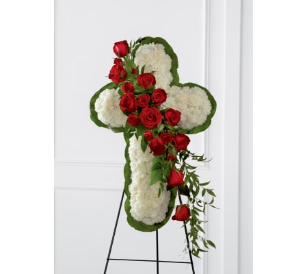 The FTD® Floral Cross Easel