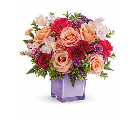The Teleflora's Sunset Sorbet Bouquet