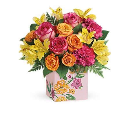 Teleflora's Painted Blossoms Bouquet