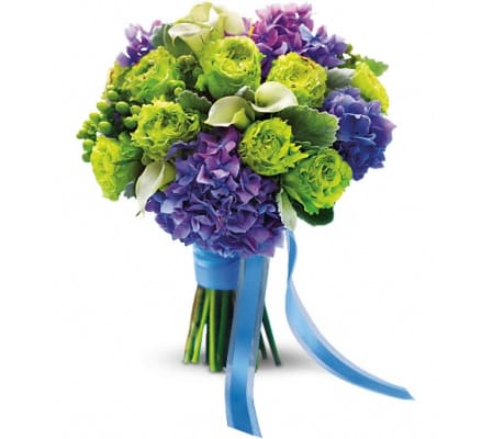 Luxe Lavender and Green Bouquet