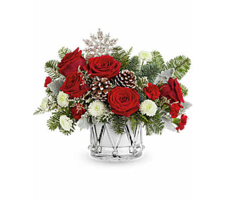 The Teleflora's Little Drummer Joy Bouquet