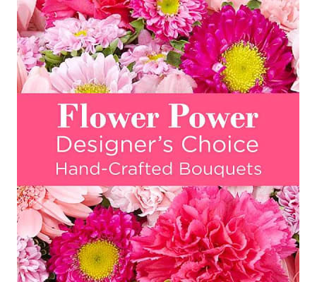 Pink Colors Florist Designed Bouquet
