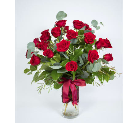 Abundant Rose Vase