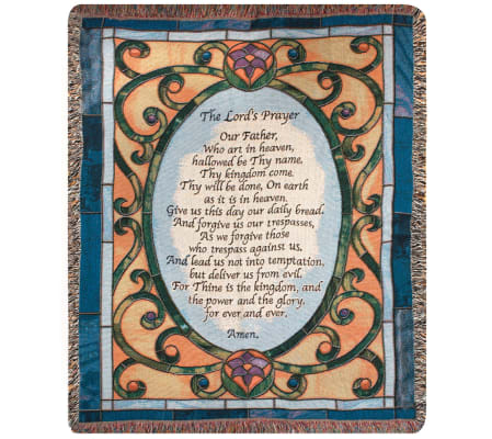 Memorial Throw Lord's Prayer