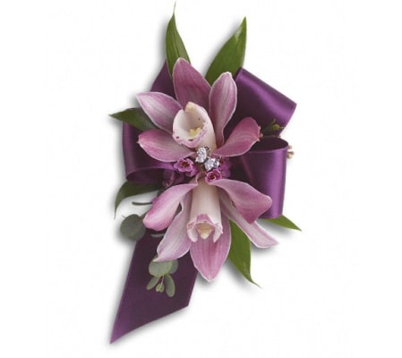 Exquisite Orchid Wristlet
