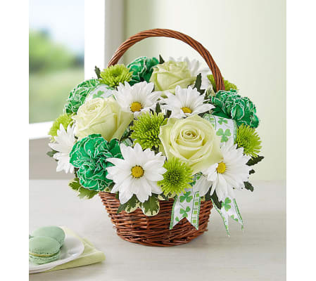 St. Patrick's Day Flower Basket™