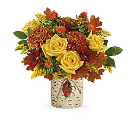 Teleflora's Golden Birch Bouquet