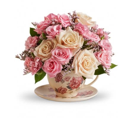 Teleflora's Victorian Teacup Bouquet