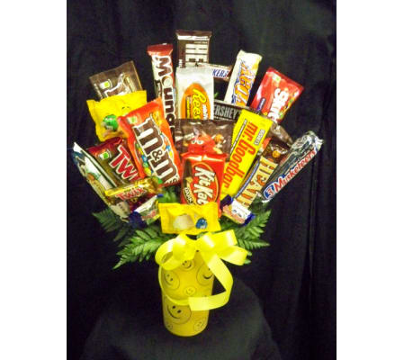 Tall Smiley Sweet Bouquet