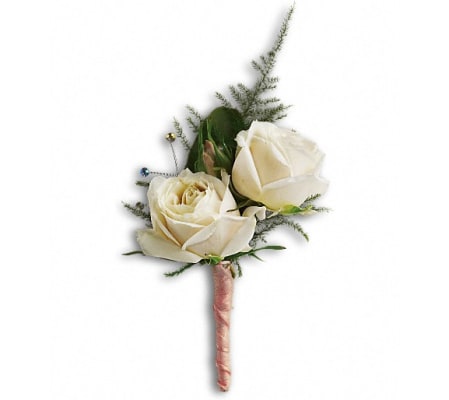 White Tie Boutonniere