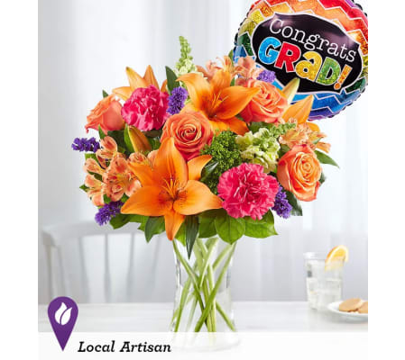 Vibrant Floral Medley™ for Graduation