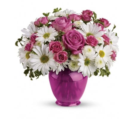 Teleflora's Pink Daisy Delight
