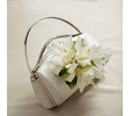 The FTD® White Purse Décor