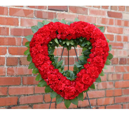 Open Heart Wreath