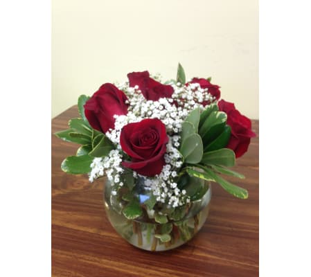 Roses in a bowl