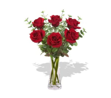 Exquisite Roses in Red