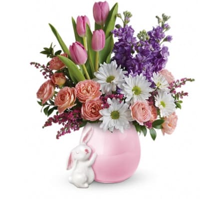 Teleflora's Send a Hug® Bunny Love Bouquet