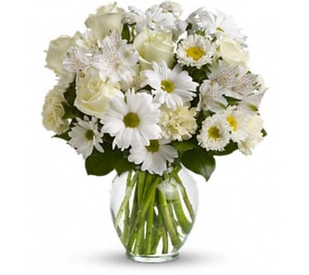 ALL WHITE ARRANGMENT