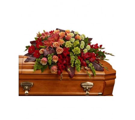 Fond Farewell Casket Spray