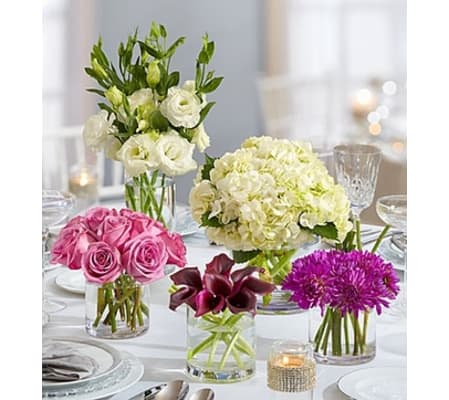 Purple Elegance Centerpiece Package
