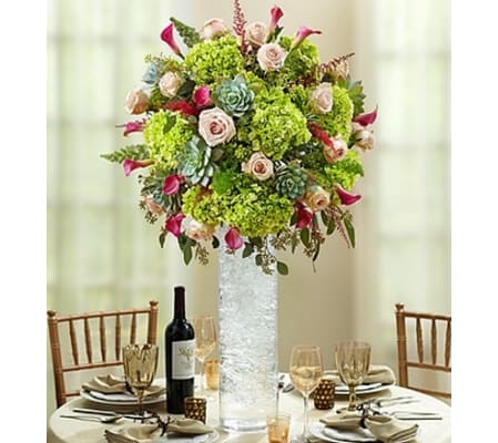 Vineyard Wedding Luxury Centerpiece