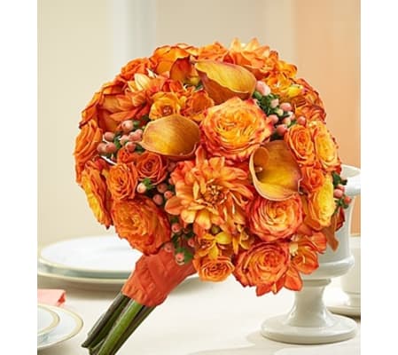 Golden Sunset Mixed Bridal Bouquet