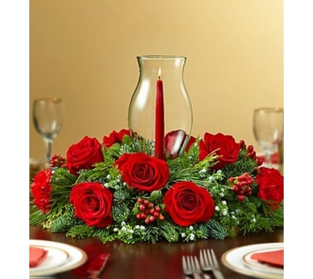 Holiday Cheer Centerpiece - Red