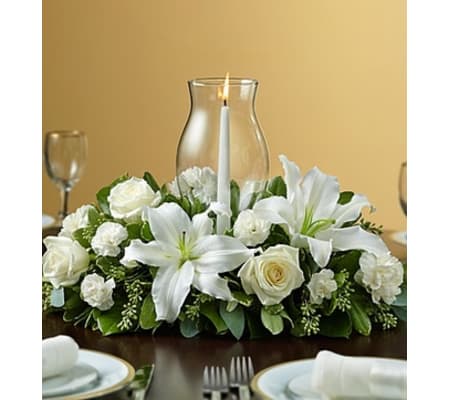Holiday Cheer Centerpiece - White