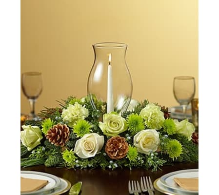 Holiday Cheer Centerpiece - Green