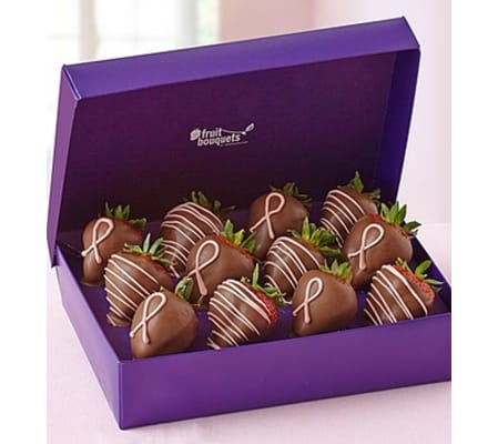 Pink Awareness Strawberries