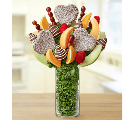 Personalized Vase Fruit Arrangement – Chocola