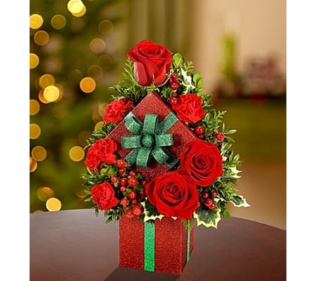 Shimmering Bright Holiday Gift Box