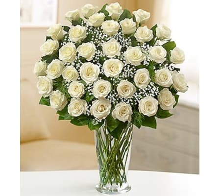 Ultimate Elegance™ Long Stem White Roses