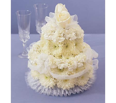Flower Cake for Wedding