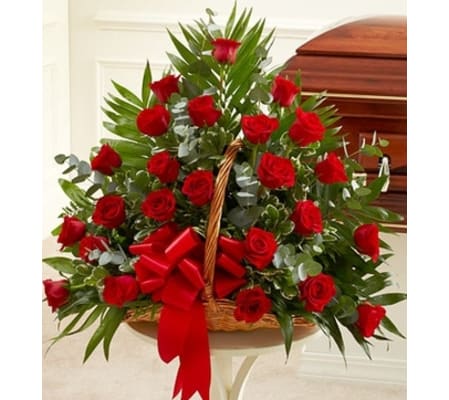 Thoughts and Prayers™ Red Fireside Basket