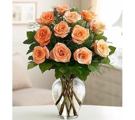 Rose Elegance™ Premium Peach Roses