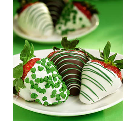 St. Patrick’s Day Chocolate Covered Strawberr