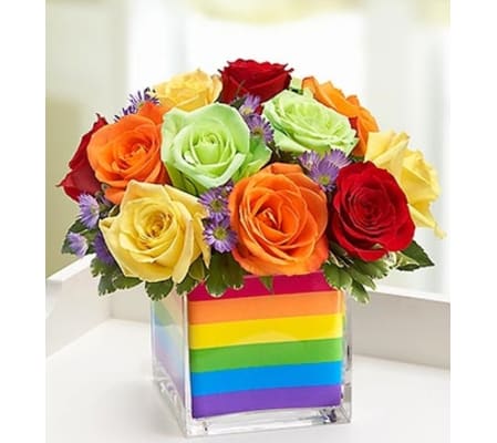 The Rainbow Bouquet™ - Multicolored Roses