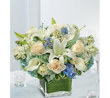 Blue and White Centerpiece Package