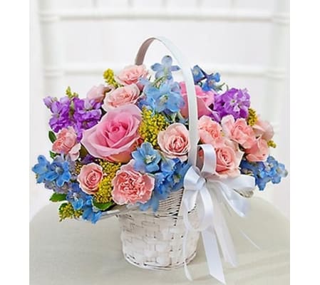 Pastel Flower Girl Arrangement