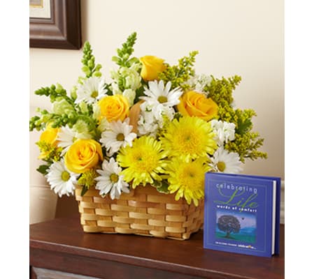 Celebrating Life - Yellow and White