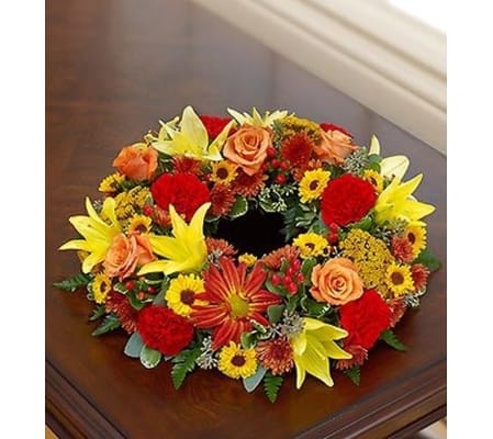 Cremation Wreath - Fall